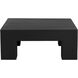 Renley 40 X 40 inch Black Outdoor Coffee Table